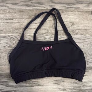 white fox active sports bra
